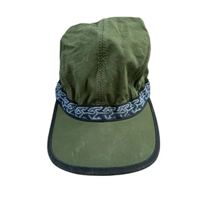 Sombrero de colección Kavu mediano de nailon verde ondas aztecas EE. UU. 5 paneles de colección - Imagen 1 de 8