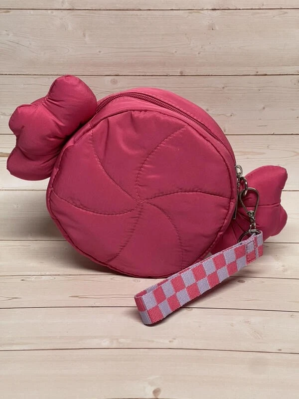 Bolsa de viagem cosmética Bath & Body Works rosa hortelã doce pulseira - Imagem 1 de 1