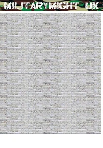 Maßstab 1 32 / 1 35 Blech Stadtmauer Portland Stein - Bild 1 von 1