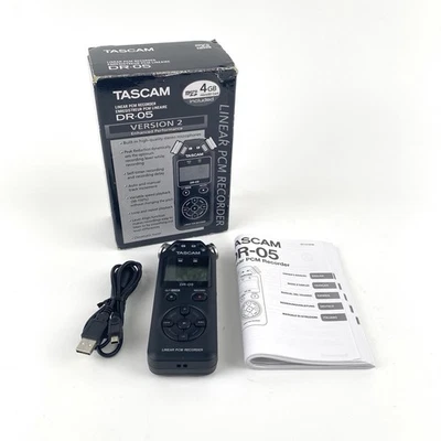 TASCAM DR-05 Version 2 Linear PCM Recorder Handheld w/4GB SD Card - Image 1 of 4