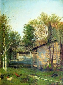 Stampa artistica archivio Isaac Levitan Sunny Day 1876 17"x 22" - Foto 1 di 1