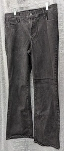 Old Navy Black Denim Flare Ankle Boys Size 14 - Picture 1 of 5