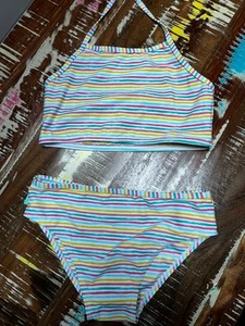 FAT FACE halter BIKINI SUMMER HOLIDAY - GIRLS SIZE 9-10 years young crew - Picture 1 of 7