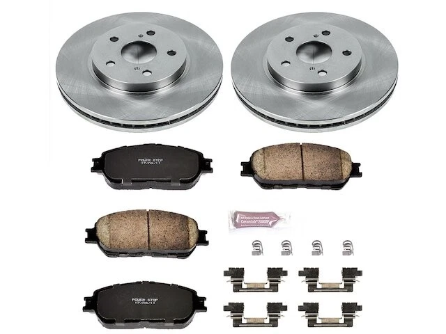 Kit de pastillas de freno delanteras y rotor para Toyota Solara 2004-2008 2007 2005 2006 XP518VW Foto 1 de 1