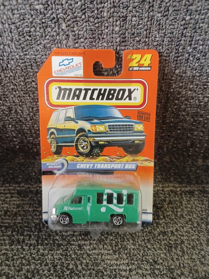 1998 Matchbox Chevy Transport Bus #24 Diecast Car - Image 1 of 1