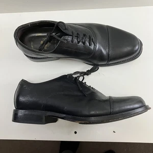 Clarks Active Air Black Leather Shoes Size UK 6 H Extra Wide - Picture 1 of 7