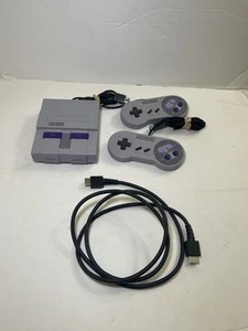 Nintendo Super NES Control Deck Mini SNES Classic Edition CLV-201 probado funcionando - Imagen 1 de 13