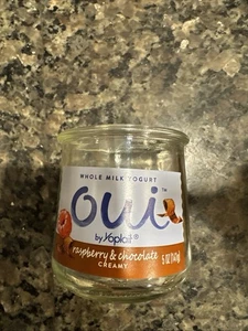 40 Empty Oui Yogurt Pots Lot of glass Jars for Crafts Candles No Return - Picture 1 of 6