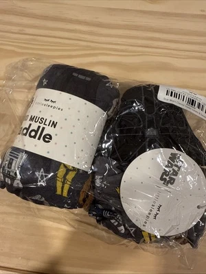 Little Sleepies Star Wars Classic Vader Bamboo Muslin Swaddle & Lovey Set - Изображение 1 из 4