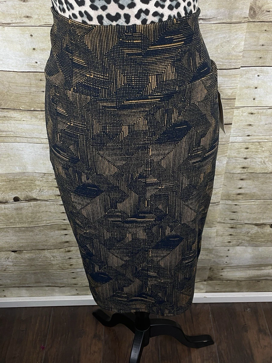 LuLaRoe Cassie Small Women's Pencil Skirt - Knee Length With Yoga Waistband