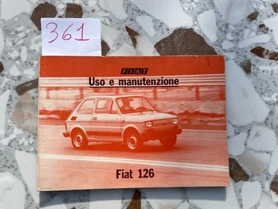 Libretto uso e manutenzione FIAT 126 Personal 4 - 1980 - Originale - Immagine 1 di 4