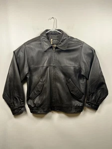 Chaqueta de bombardero de cuero vintage Eddie Bauer Legend para hombre Flight Journeyman ~ talla M - Imagen 1 de 8