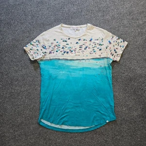 Orlebar Brown Alex Mclean Shirt Mens Size Large Blue Beach Pic Photo Art Casual - Picture 1 of 9