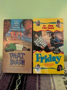 Day Off VHS Double Feature: Friday 1995 & Phat Beach 1996 - Picture 1 of 4