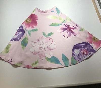 Falda Boohoo Mujer Talla 4 Pull On Rosa Bonita Estampado Floral Swing Acampanada Elástica Foto 1 de 4