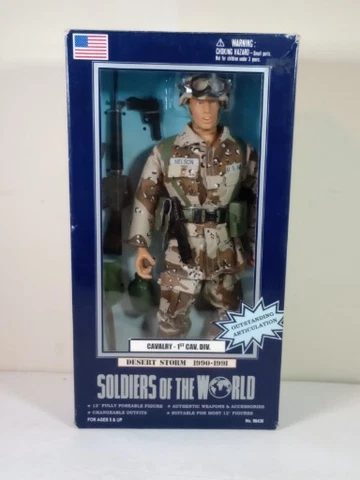 Soldiers of The World Desert Storm 1990-91 12” Figurine Cavalry-1st Cav.PREOWNED Cover