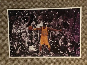 Kobe Bryant Celebration Glossy Print 36 x 24 Look and READ Imperfect - Picture 1 of 4