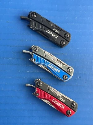 Gerber Dime Multi-Tool Pocket Knife Keychain Folding Pliers - Various Colors - Image 1 of 4