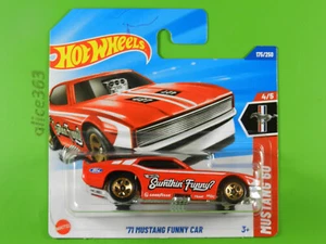 HOT WHEELS 2025 - ´71 Mustang Funny Car - Mustang 60 - 175 - neu in OVP - Picture 1 of 1