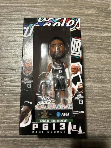 Los Angeles Clippers Paul George City Edition Jersey Bobblehead 4/8/23 Cover