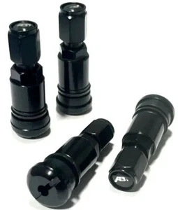 4x válvulas ABT válvulas de tornillo válvulas de aluminio válvula de metal negro ORIGINAL NUEVO - Imagen 1 de 4