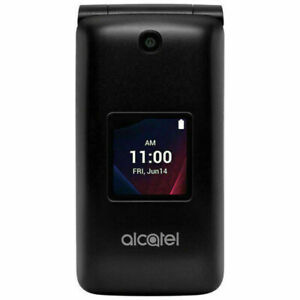 Used Alcatel Flip phone (Black) 4051S  (4G/VoLTE/HD Voice)