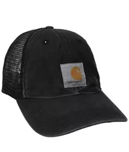 Carhartt Force Canvas grau Mesh Druckknopflasche Kappe Mütze - Einheitsgröße verstellbar Neu mit Etikett A5 - Bild 1 von 2