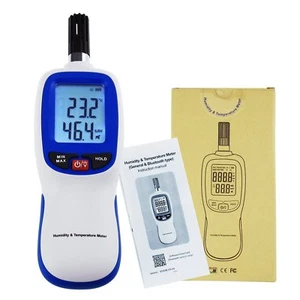 Portable 0~100%RH Humidity Meter Temperature Dew point & Wet-bulb C/ DP/ WB/ °F - Picture 1 of 9