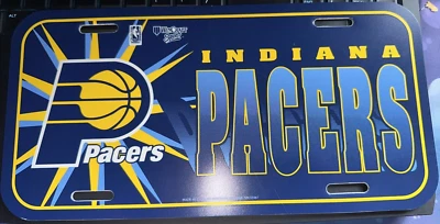 Indiana Pacers Licensed Plastic Front Car Plate - Image 1 of 4