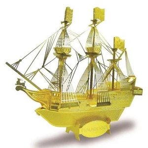 Tenyo Metallic Nano Puzzle TMG-02 Gold Series Golden Hind - Imagen 1 de 4