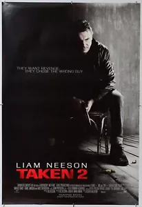 TAKEN 2 (2012) Original Cinema One Sheet Movie Poster (Teaser) Liam Neeson - Picture 1 of 6
