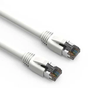 SF Cable Cat8 Shielded (S/FTP) Ethernet Cable, 1 feet - White - Picture 1 of 1