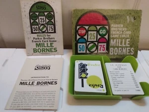 Vintage 1964 Parker Brothers Mille Bornes French Game Complete 112 Cards & Rules - Picture 1 of 5