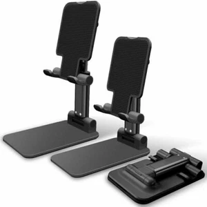 Adjustable Phone Tablet Desktop Stand Desk Holder Mount Cradle For iPhone X iPad - Picture 1 of 12