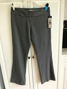New Women’s Kenneth Cole NY Dress Pants size 12 Average Gray Amanda Pant - Picture 1 of 5