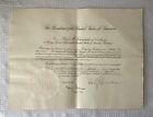 President Harry Truman Appointment Of Lewis R. Townsend/ Diplomatic Service 1952