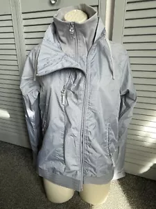 DAMEN VINTAGE STAHLBLAU MINI KARIERT BENCH LAGENLOOK REISSVERSCHLUSS JACKE-GRÖSSE M-NEU OHNE ETIKETT - Bild 1 von 24