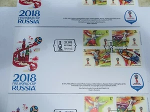 2018 FIFA World Cup RUSSIA - First Day Issue Cover Envelope Romania 2018 - Picture 1 of 8
