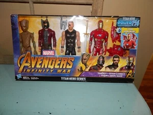 Marvel Avengers Infinity War Titan Hero Series confezione da 4 action figure - Foto 1 di 6
