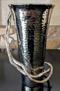 Michael Aram 6 Inch Hammered Metal Vase - Picture 1 of 4