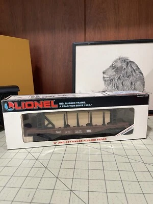 Lionel Train 6-16333 Frisco Bulkhead Flat Car w/Load O Scale Model Train Car NIB - Image 1 of 4