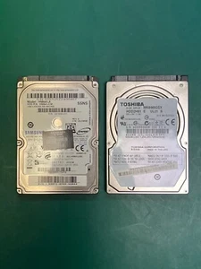 Lot of 2 - 640 GB Internal 2.5'' Hard Drive HDD - Passed SMART Test - Picture 1 of 3