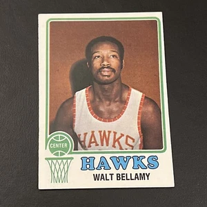 1973-74 Topps Basketball Set Break # 46 Walt Bellamy - Hawks - Picture 1 of 6