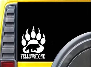 Adesivo artiglio orso Yellowstone K450 6 pollici decalcomania orso grizzle - Foto 1 di 1