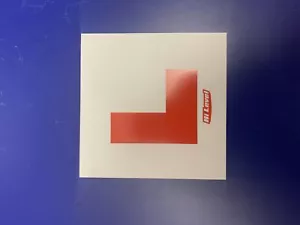PIASTRA A L PLASTICA DURA MOTO/SCOOTER LEARNER LEGAL L-PLATE CBT - Foto 1 di 1