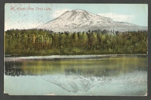 Antique Postcard - Mt. Adams From Trout Lake, Washington - Used 1911 - Picture 1 of 2