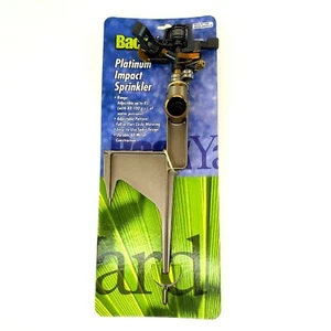 Backyard Pro Platinum Impact Sprinkler Metal Adjustable Pattern Zinc Head - Picture 1 of 4