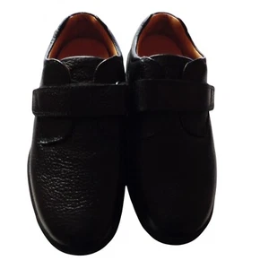 NEW Mens Dr Comfort William X Depth Black Leather Shoes size 8XW Diabetic - Picture 1 of 10
