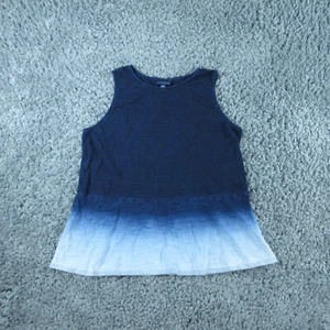 Camisa sin mangas Jill PureJill para mujer mediana azul a rayas índigo - Imagen 1 de 11