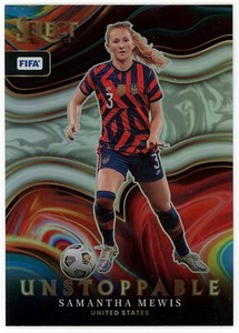 2022-23 Panini Select FIFA Unstoppable Samantha Mewis United States USA Card #19